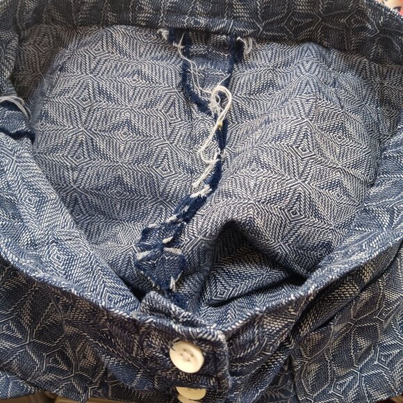 27W True Vintage 1960's Geometric Mod Hippy Shorts Buttonfly 1OF1 Handmade - Picture 5 of 6